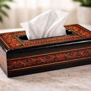 Handcrafted Wooden Tissue Box