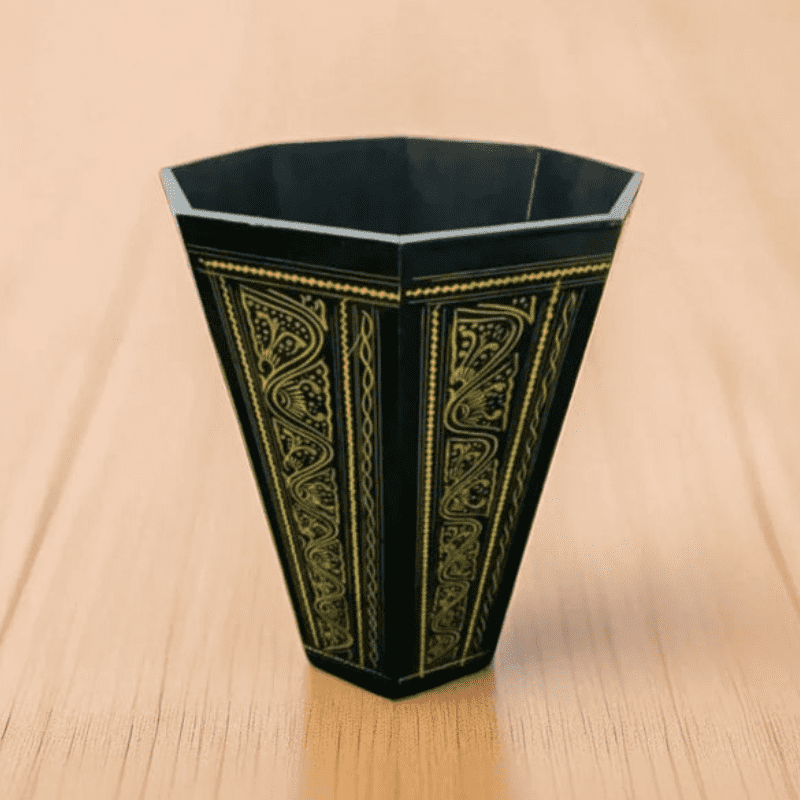 Naqshi Art Wooden Dustbin