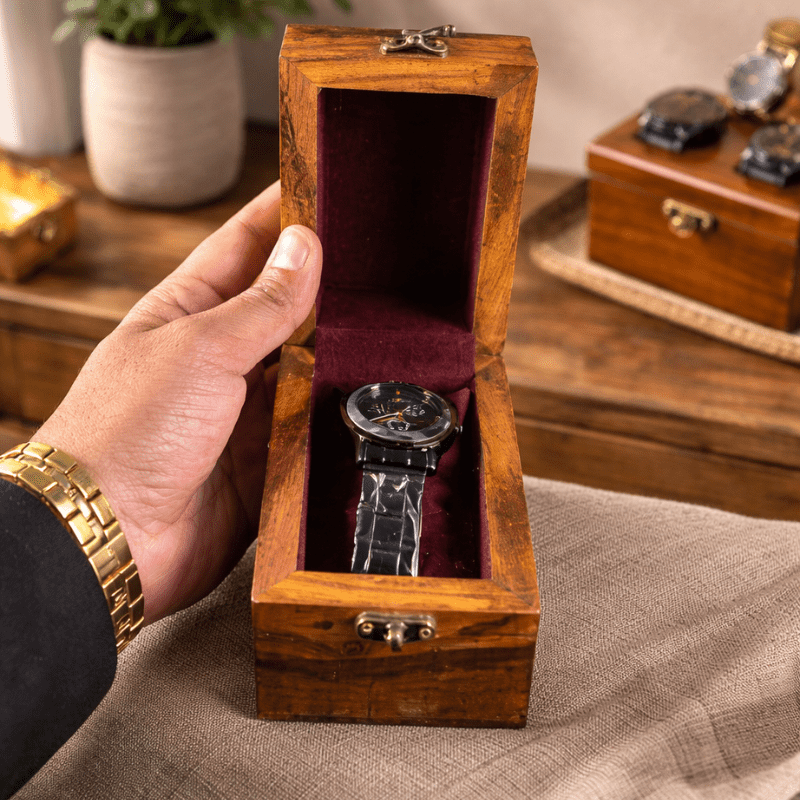 Handcrafted Wooden Watch Box