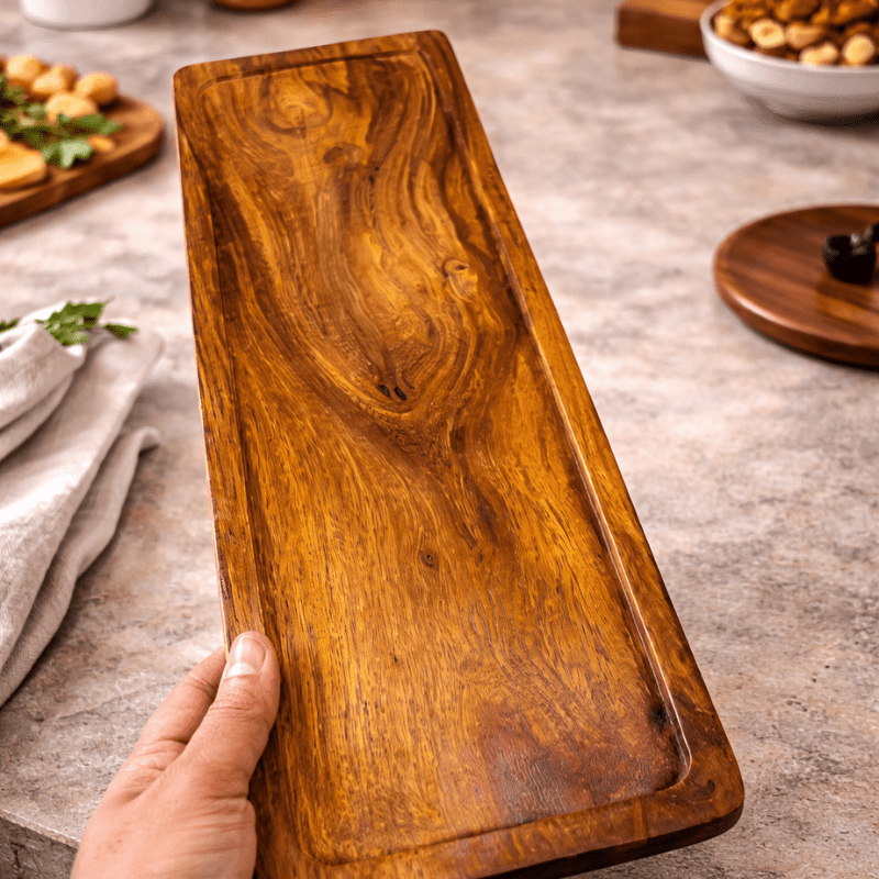 Rectangular Wooden Serving Board