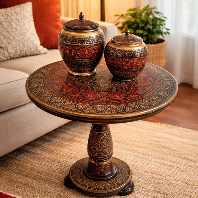Vintage Style Wooden Side Table