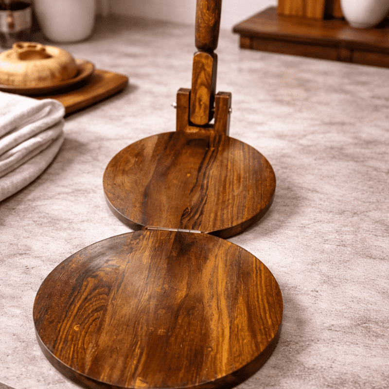 Wooden Flatbread Press for Tortilla